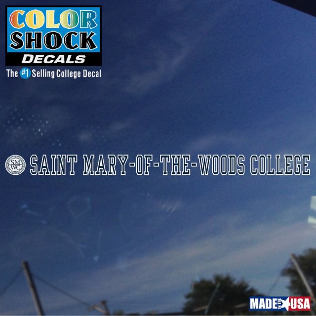 Saint Mary-Of-The-Woods College Strip Decal