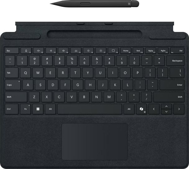 Surface Pro 10 Keyboard (Type Cover) + Slim Pen (V2) Bundle - Black